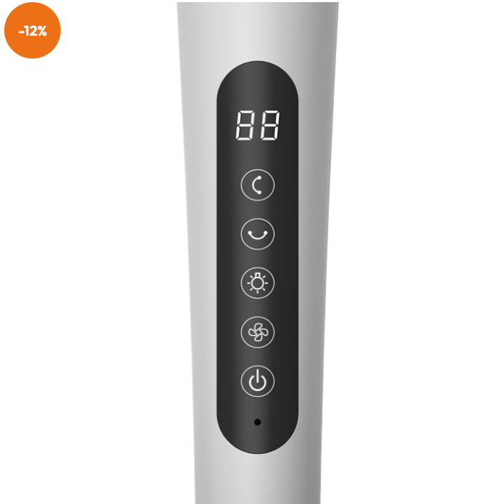 Ventilador 3d 8 pul. dc 2 en 1