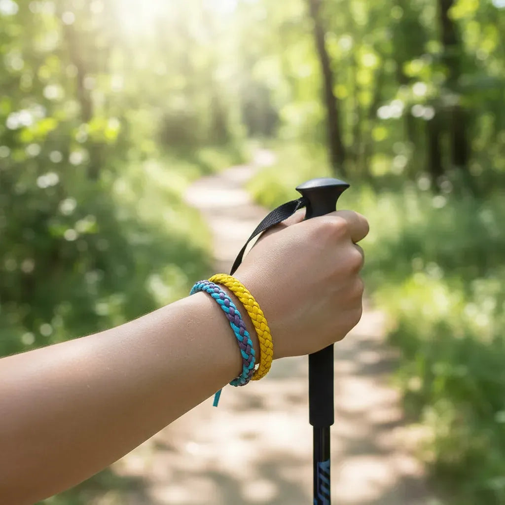 10 Pulseras Repelente Insectos Mosquitos Tipo Cuero Trenzado
