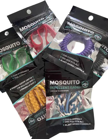6 Pulseras Repelentes, Diferentes Diseños Zancudos Mosquitos