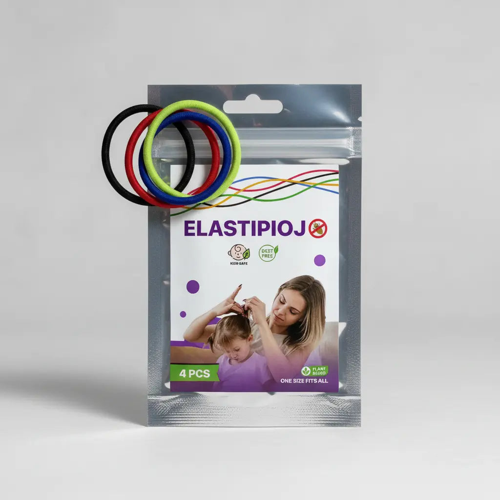 Colet Repelente Piojo Elastipiojo Aceites Naturales 4 Unid