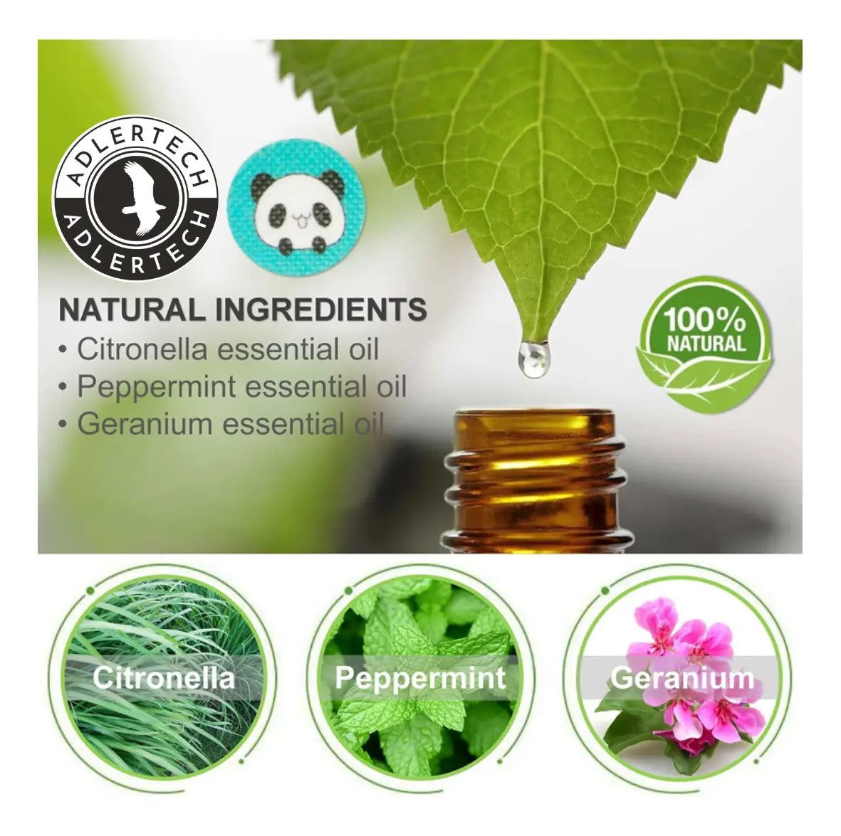 Parche Repelente Mosquito Repellent Aceites Naturales