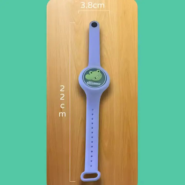 Pulsera Reloj Repelente Zancudos Mosquito Con Luces Infantil
