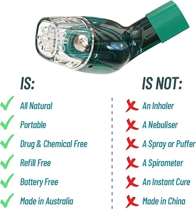 Airphysio Optimiza Tu Respiración Natural - Verde