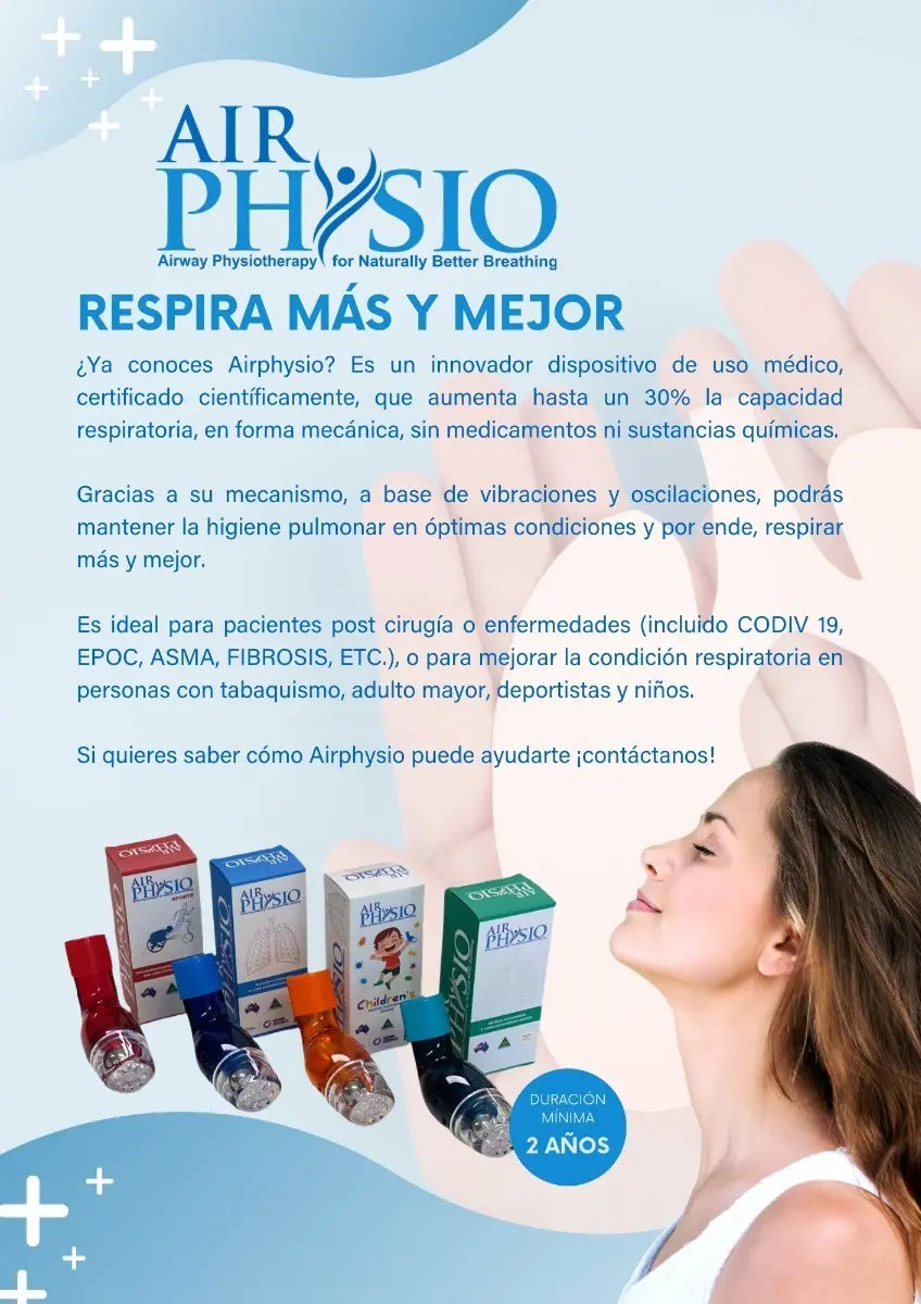 Airphysio Optimiza Tu Respiración Natural - Verde