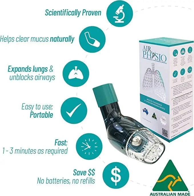 Airphysio Optimiza Tu Respiración Natural - Verde