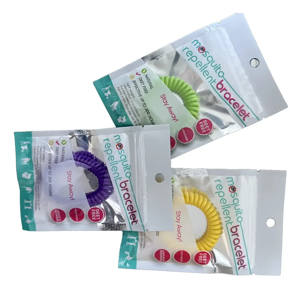 Kit De 6 Pulseras Repelentes De Zancudos Y Mosquitos