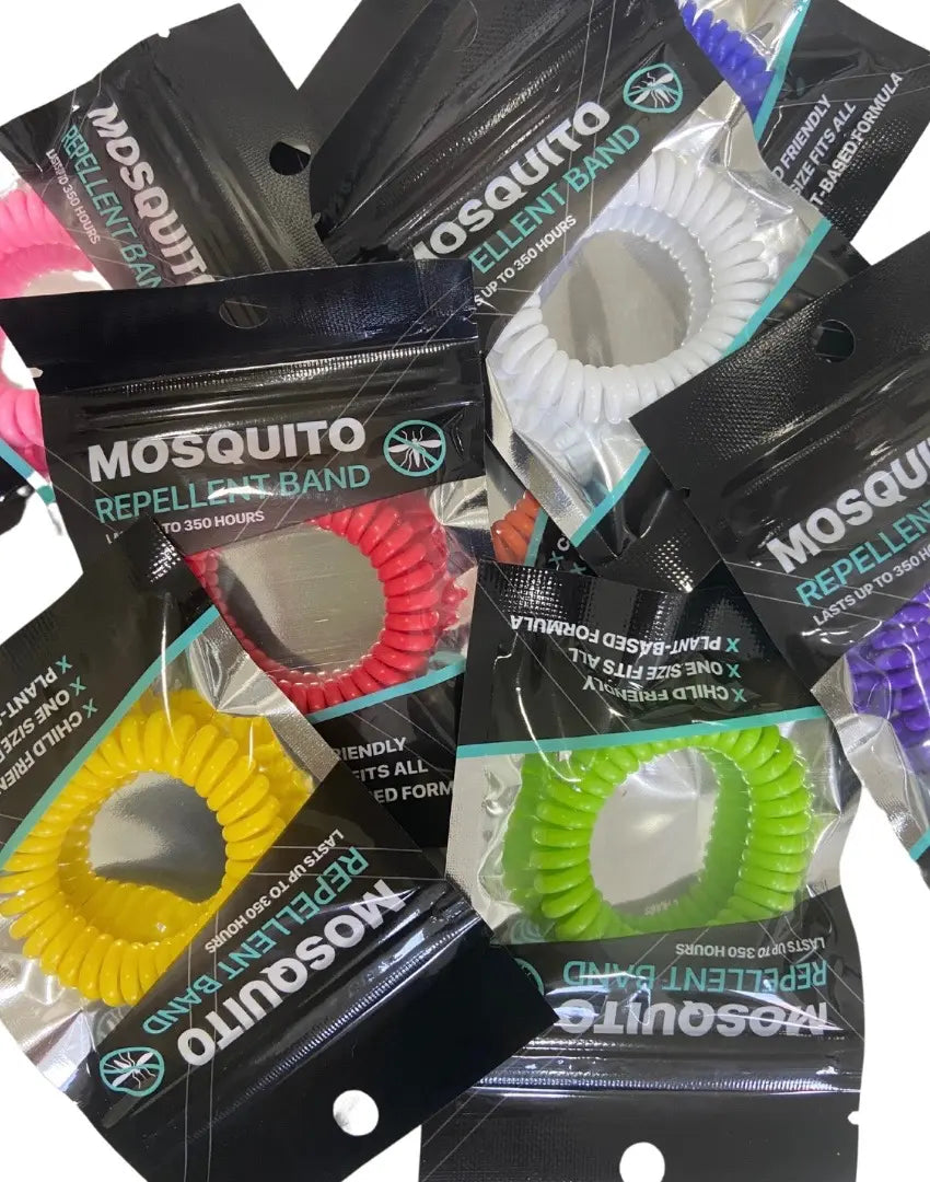 Kit De 6 Pulseras Repelentes De Zancudos Y Mosquitos