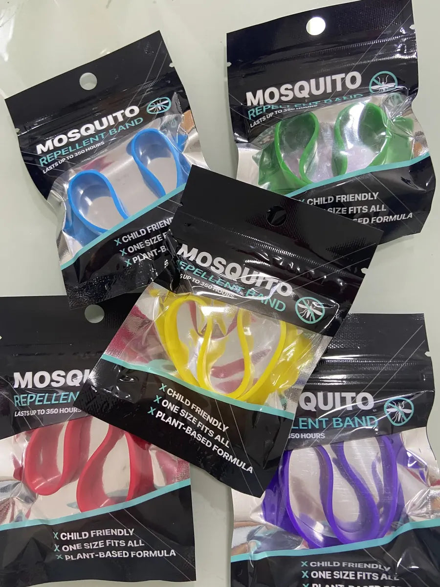 Kit De 6 Pulseras Repelentes De Zancudos Y Mosquitos