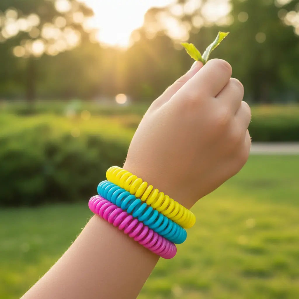 10 Pulseras Repelentes Zancudos Mosquitos Aceites Esenciales Espirales