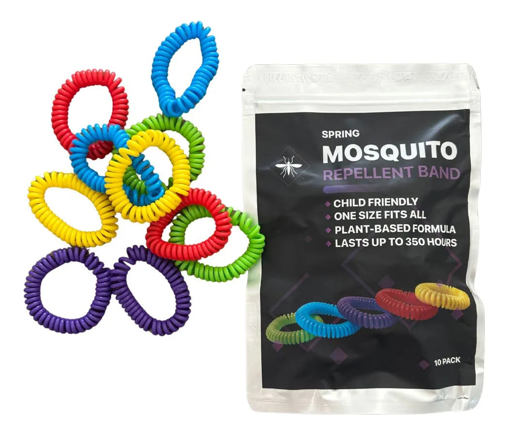 10 Pulseras Repelentes Zancudos Mosquitos Aceites Esenciales Espirales