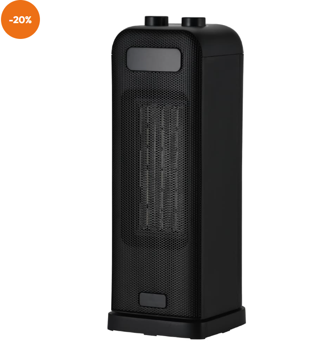 Calefactor Ptc Kpt401 Bestherm Negro 1 Año Garantía