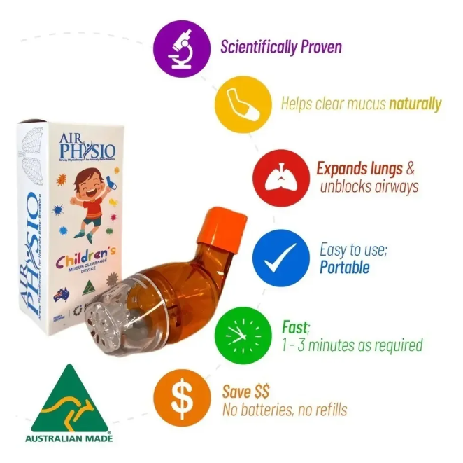 Airphysio Kids Dispositivo Pepi De Eliminación De Mucosidad