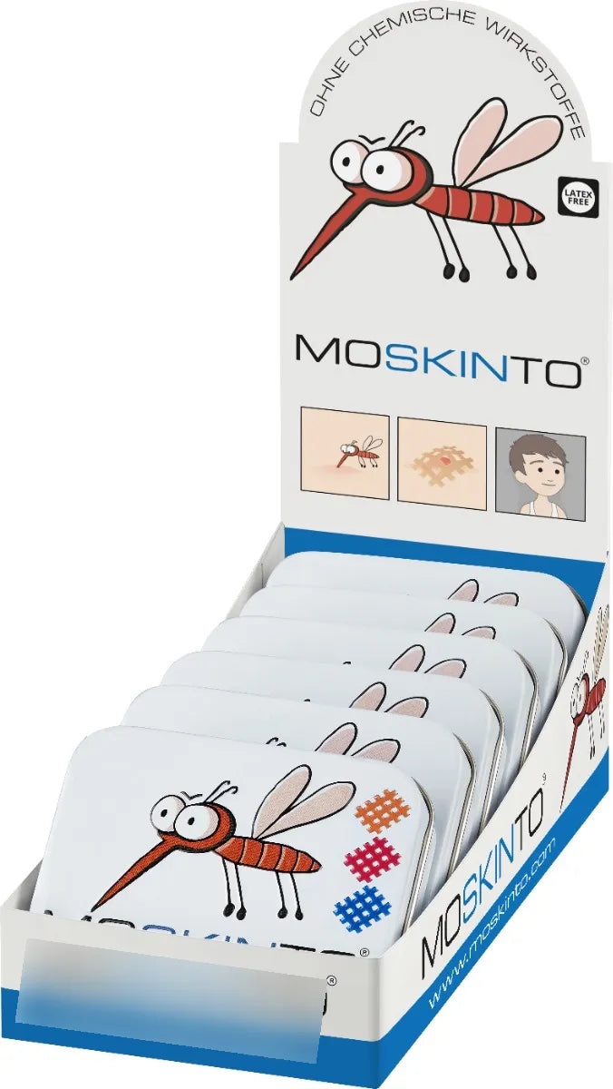 Moskinto 42 Parches Alivio Picazón Zancudos Alemán Natural