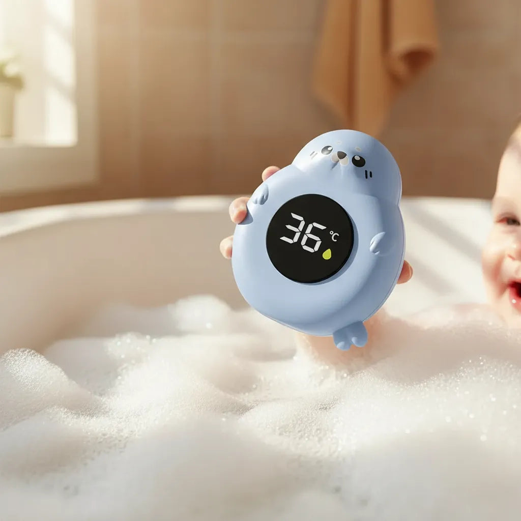 Termómetro Foca De Baño Para Bebés Y Niños
